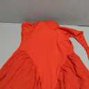 Deep V Neck Dress, Halter Maxi Dresses, Vacation Date Night, Sexy for Women Corset Flowy Wedding Guest Drop Waist (Red)