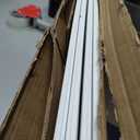 Freestyle 2'x4' Boardwalk Decorative Screen, White