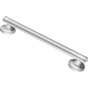 Moen R8716D1GCH Bathroom Safety 16-Inch Bathroom Grab Bar with Comfort Grip Pad, Chrome