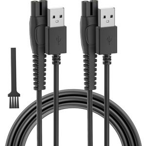 BENSN 5V Charger Cord Compatible with Philips Norelco Shaver Series 2000 3000 5000 7000 9000, 2400 3900 5400 5000X 7200 i9000 MG7910 MG5910 MG9510 MG9522 MG3919 MG7970 MG5970 BG5495 XP9402 HS9980 (Black)