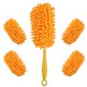 Redones Dusters for Swiffer - Reusable Duster Refill Compatible with Swiffer Hand Duster, 360 Heavy Duty Dusters Refills 4 Pack(Handle is Not Included)