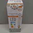 T10 Led Tubular Bulb 60 Watt E26 Incandescent Bulb 6W Dimmable Edison Led Long 3000K Soft White 600lm E26 Medium Base Lamp 7.3in,4-Pack