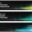 BOSCH B36012 360 Complete Vehicle Wiper Blade Replacement - Includes Front Beam Blades (Pair) + Rear Wiper Blade (1) - 22"/21"/11"