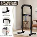 Stand Assist Aid Plus, 20-26.8" Adjustable Steel Standing Aid for Seniors & Elderly, Lift Assist Device to Get Up from Floor, Kneeling, or Low Seats, Black