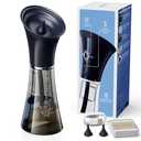 KAUGIC Upgraded Ear Wax Removal with One-Piece Waste Tank, Safe Ear Cleaner with Water Temperature Sensor, Effective Ear Irrigation Kit, IPX7, Semi-Transparent