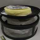 GLOBE Electric 44480 Brisbane 1-Light Outdoor Indoor Flush Mount Ceiling Light, Matte Black, Frosted Glass Shade, Bulb Not Included