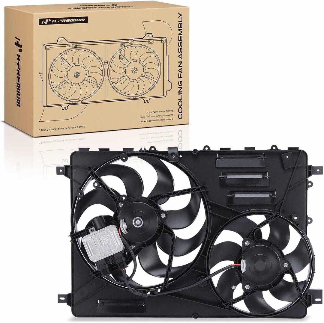 A-Premium Engine Radiator Cooling Fan Assembly with Controller