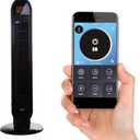 Ozeri 360 Oscillation Tower Fan, with Bluetooth and Micro-Blade Noise Reduction Technology