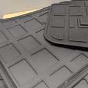 powoq Cargo Mat Compatible with 2014-2020 Nissan Rogue SV S SL Trunk Mat Back Seat Protector Cargo Liner TPE Replacement for 2014-2020 Nissan Rogue Accessories (Trunk Mat+Backrest Mats)