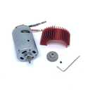 KingVal Replacement 540 Brushed Motor with Motor Gear and Heat Sink Combo Compatible with Wltoys 1/18 A959-B A969-B A979-B K929-B RC Car