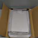 Sumzzz Titanium Cutting Board Double Sided Food Grade, Pure Titanium/PP for Kitchen, Cutting Board Easy to Clean 15.5*10.5+12*8.5 (Silver)