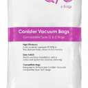 Amazink Replacement Type Q/C Vacuum Bags for Kenmore Q, C, Elite, 5055 & Panasonic C-15, C-18 Canister Vacuums - Keep Your Vacuum Running Strong