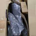 Respawn 110 Pro Ergonomic Gaming Chair with Footrest for Adults - Comfortable Office Gaming Recliner with Lumbar Support and Headrest, Racing Style Video Game Chairs for Computer Gamer - Gray Fabric