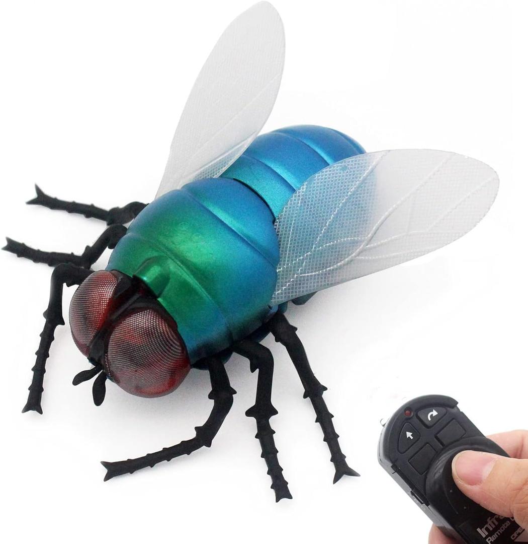 Tipmant RC Fly Remote Control Mosca Toy Realistic Electronic Animal Fake Insect Car Vehicle Kids Birthday Gifts