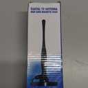 TV Antenna Indoor, Antenna for Smart TV for Long Range Reception and All Smart TVS & Old TVs, HD Digital Antenna with Amplifier Signal Booster for Local Channels, Supports 4K 1080p (Vertical circular shape, Black red)