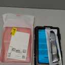 SEYMAC stock Case for Samsung Galaxy Tab A11 8.7'', Full-Body Drop Protection Case with Screen Protector Pencil Holder [360 Rotating Hand Strap] &Stand, Black