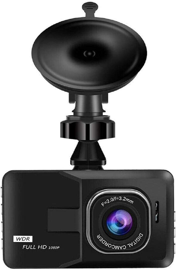 3-inch 1080p High-Definition Dashcam for Cars, 24 Hour Recording, 170 Large Wide-Angle,Super Night Vision, G-Sensor Parking Monitoring