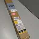 UNISHADES no Drill Cordless Roman Shades for Windows, 33" W 64" H - 100% Blackout - Linen - Beige