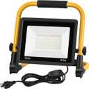 50W 5600LM LED Work Light with 16.5FT Cord, IP66 Waterproof, Portable Flood Light for Construction, Workshop, Garage, and Outdoor Use