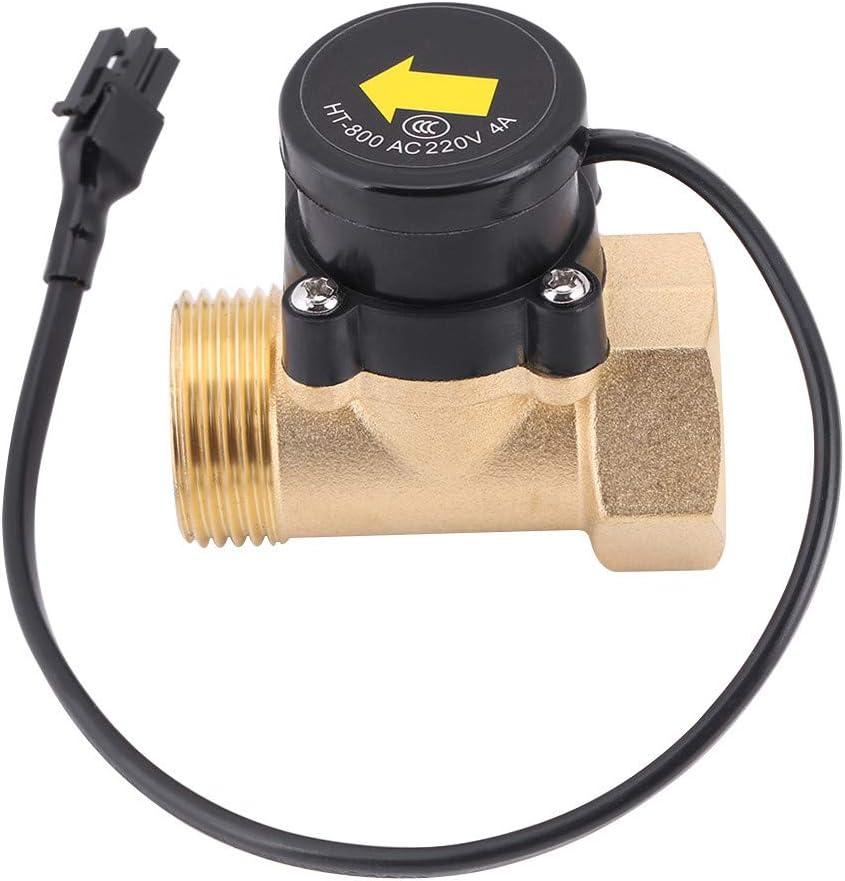 Water Flow Sensor, HT-800 G1Thread Water Flow Sensor Switch, Water Flow Switch Automatic Flow Switch Thread 220V Water Pump Flow Sensor Automatic Control Switch