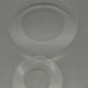 2 Pcs Clear Acrylic Cake Stand, 6 Inch & 10 Inch Round Fillable Display Risers with Hollow Bottom, for Wedding, Birthday Party, and Dessert Table Decorations