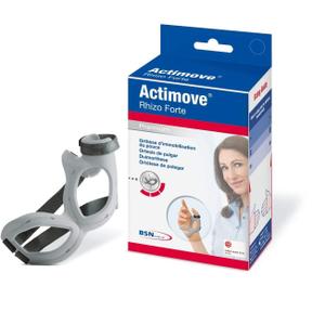 Actimove Professional Line Rhizo Forte Thumb Brace, Left, Gray, Medium