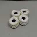 Shark Wheel 60 mm 78a Skateboard Wheels | California Roll | 4-Pack (White)