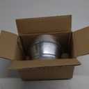 PATIKIL 6 Inch to 5 Inch Duct Reducer, Galvanized Steel Round Air Duct Reducer Crimped Pipe Increaser Adapter Connector Fitting Coupling for HVAC, Ventilation Systems