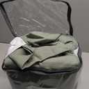 Linen Pinch Pleated Curtains Blackout 100% Black Out Curtains 96 Inches Long 2 Panels with Hooks, Thermal Insulated Pinch Pleat Drapes for Bedroom, 40Wx96L, Sage Green