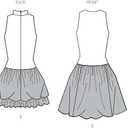 2 x Simplicity SS3132BB Women's Sleeveless Bubble Dress Sewing Pattern Packet, Design Code S3132, Sizes 20W-22W-24W-26W-28W