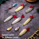 2 x Fishing Advent Calendar 2025, Advent Calendar Fishing Christmas Countdown for Fisher Adult Men Teen Boys - 2025 Xmas Surprise Gift