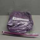 Stuffed Animal Storage Bean Bag Cover (No Filler) Extra Soft Beanbag Seat Chair Covers-Cotton Linen Memory Foam Beanbag Replacement Cover for Adults Children without Filling (36-43 inch, Purple)