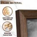 Solid Wood 10x20 Picture Frame with Brown Wood Grain 2 Packs