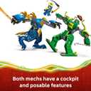 LEGO NINJAGO Jay's Dragon Mech Fight Building Toy - Pretend Play Set for Boys & Girls, Ages 4+ - Includes 2 Minifigures - Gifts for Birthdays - 71853