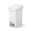 MOPALL 2.7 Gallon Small Bathroom Trash Can with Lid Soft Close, Garbage Can with Press Top Lid & Foot Pedal, Step Trashcan Slim Trash Bin Waste Basket for Toilet, Office, Bedroom, Kitchen, Living Room