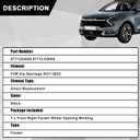 SecosAutoparts Fender Wheel Opening Molding Front Right Side Compatible with Kia Sportage 2017-2022 Replace# 87712D9000, 87712-D9000