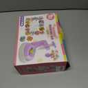 Kingci Fabric Flower Bouquets DIY Kit, 2025 Creative Flower Making Kits for Toddler Girls 117PCS Educational Arts and Craft Kits for Kids, Birthday Christmas Gifts for Girls Boys Teens (Purple)