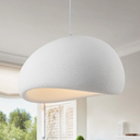 15.7in Wabi Sabi Pendant Lights Kitchen Island Lighting Fixture Ceiling Mount White Modern Japanese Lamp Japandi Chandelier for Dining Living Room Hallway Bedroom Restaurant Hanging Lamp