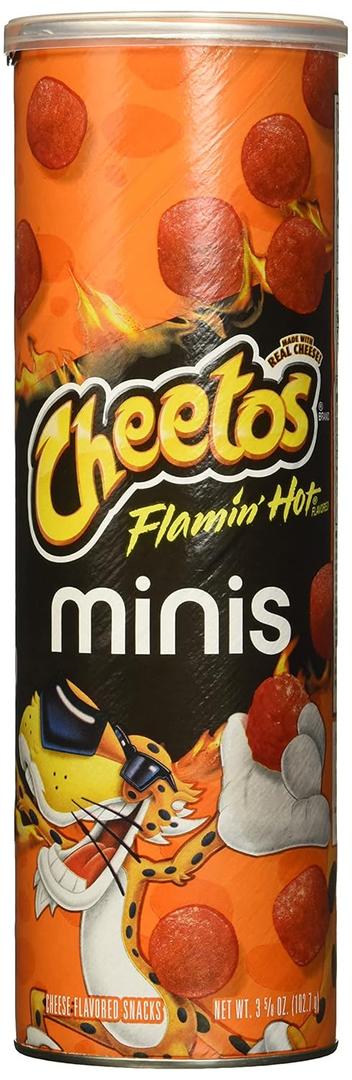 Cheetos Flamin' Hot Minis Take-Home Canister Straight Pack (6 Count) (BBD 04/08/25)