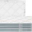 Amazon Basics 14x25x1 Air Filter, MERV 11 AC Furnace Filters, Allergy Control, Removes Dust and Lint, Electrostatic, 6-Pack (Actual Size: 13.75" x 24.75" x 0.75")