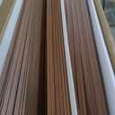 Art3d Slat Wall Panels, WPC Soundproof 3D Wall Paneling for Interior Wall Decor, TV Background, 8-Pack 96 x 6 in. Teak