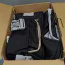 Baby Carrier, MOMTORY Safety-Certified 6-in-1 Baby Carrier Newborn to Toddler, Adjustable Detachable Infant Baby Hip Seat Carrier for 7-50lbs, All Seasons, Perfect for Shopping Travelling (Black)