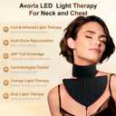 Avorla LED face Mask, Skin Light Therapy Mask, Infrared Light Treatment, Photon Mask, Portable Facial Skincare for Home and Travel