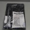 LazBlinds 100% Blackout Cordless Thermal Insulated UV Protection Privacy Curtain for Windows and Doors (26''W x 68''H, Black, 1 Panel)