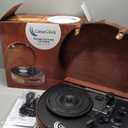 ClearClick Vintage Suitcase Turntable with Bluetooth & USB - Classic Wooden Retro Style