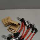 9748HH 10mm Spark Plug Wires with Heat Shields + 41-962 Iridium Platinum Spark Plugs Compatible with 99-06 Escalade Silverado Suburban Tahoe Sierra Yukon 4.8 5.3 6.0L, Red