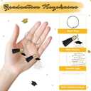 Motiskyy 25 Set Graduation Gifts Party Favor, Class of 2026 Graduation Gifts Bulk Include Ballpoint Pens Positive Cards Acrylic Keychains with Tassel for Middle Senior School Party Supplies (Black)