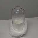 Toothbrush Holders with Cover, Drainage Rotating Electric Toothbrush Organizer, 3 Slots Tooth Brush Holder for Bathroom Counter, Transparent