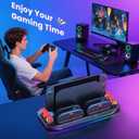 Younik Switch 2 Charging Dock Station for NS Switch 2, 9 RGB Light Modes & 12 Game Card Storage, Magnetic Plug-in J-Con Charger Station, Gaming Accessories