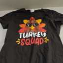 Turkey Squad Run Trot Family Thanksgiving Shirts Kids Adult T-Shirt, M